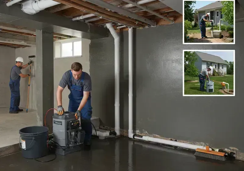 Basement Waterproofing and Flood Prevention process in Jonesboro, IL